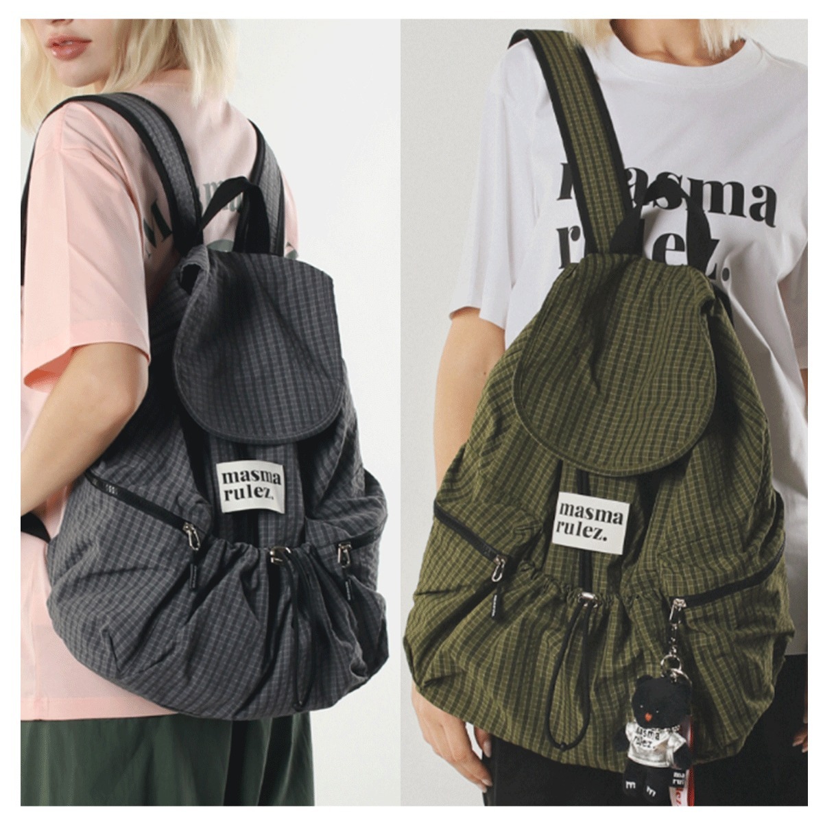バックパック・リュック masmarulez String flap backpack 5BNY775