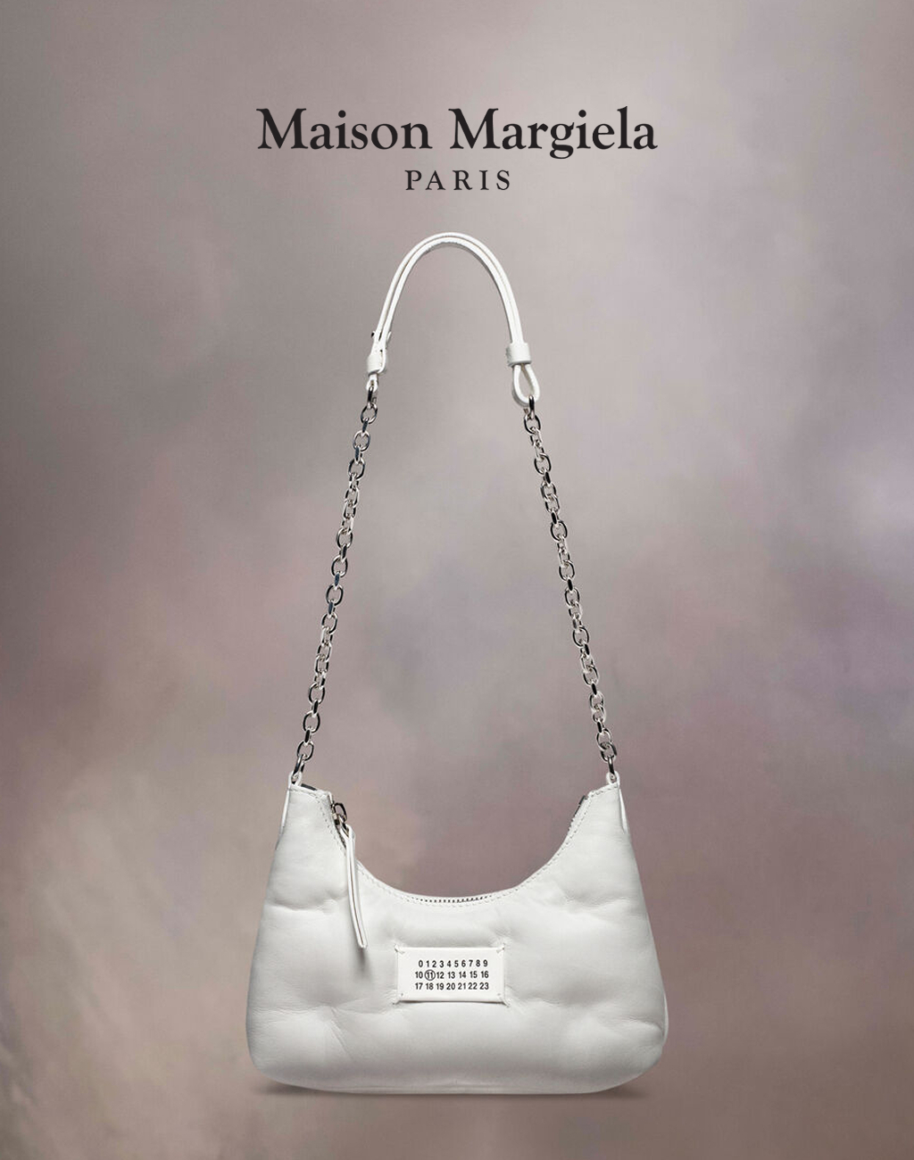 「グラム スラム」ホーボー マイクロ ホワイト Maison Margiela