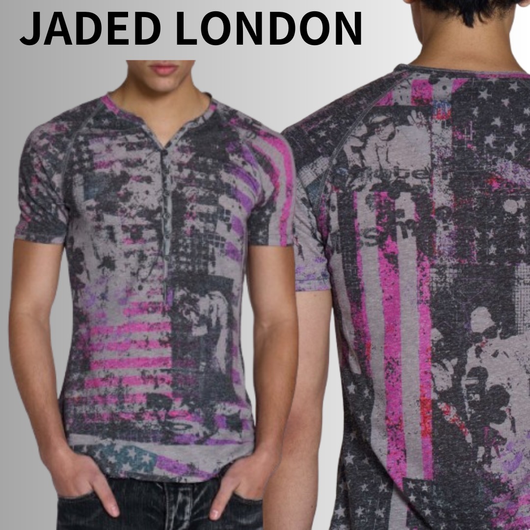 JADED LONDON ヘッドライナー ロングライン Tシャツ