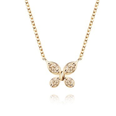 STONE HENgE/送料込み/関税込み Love Duet 14K Diamond Necklace
