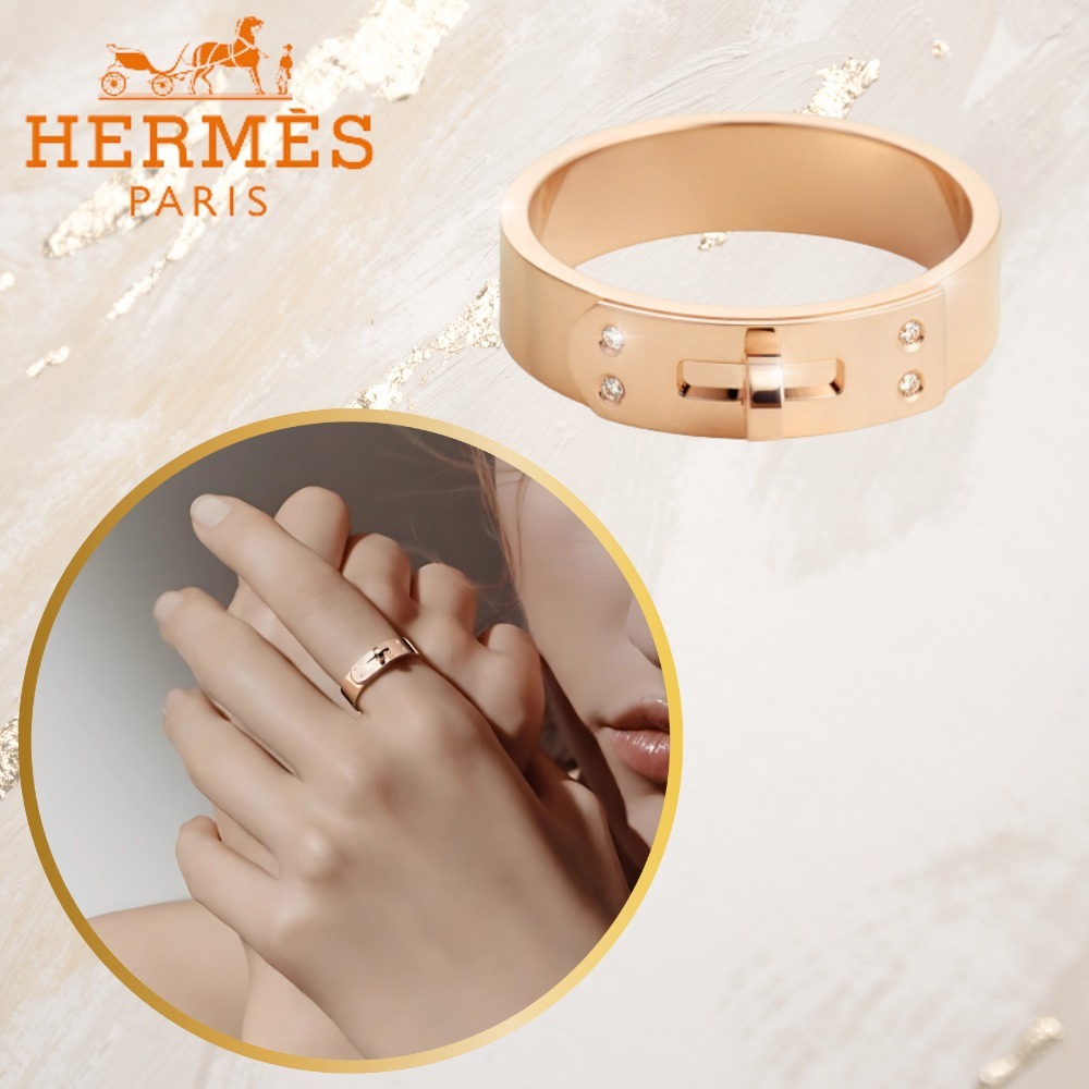 【手元にアクセントを】HERMES ケリーリング スモールモデル