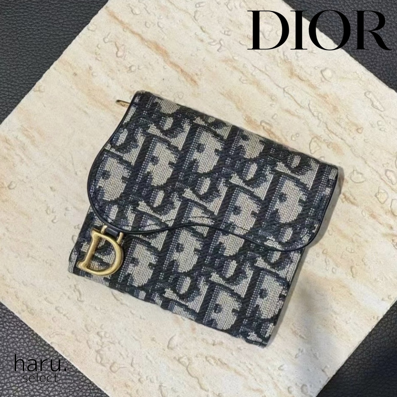 【DIOR】Saddle Lotus ウォレット
