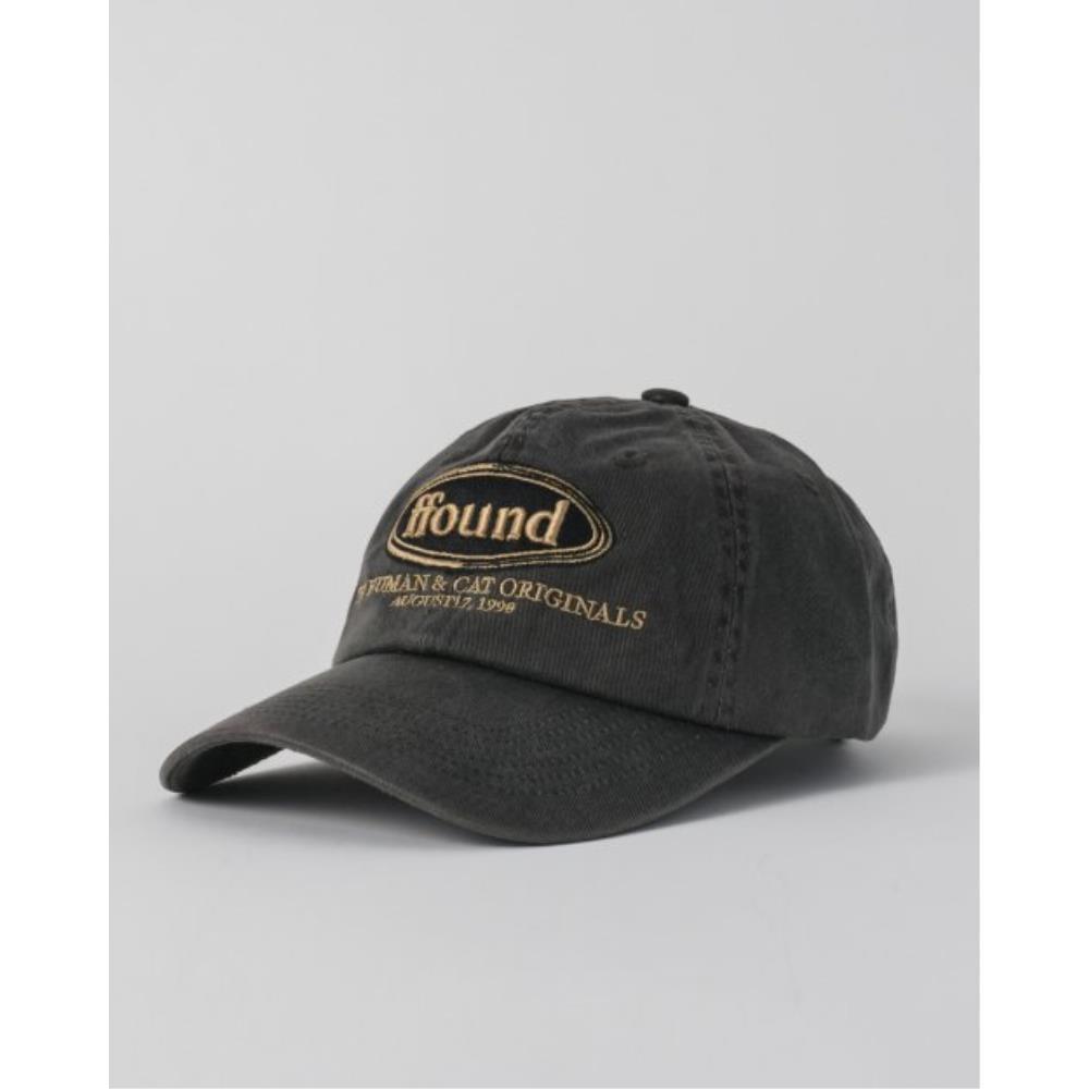 ☆HUMAN N CAT☆ Pound Washed Vintage Ball Cap Grey FFOUND WA