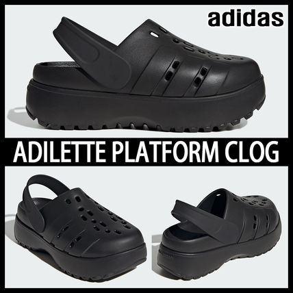 リボン adidas(アディダス) サンダル・ミュール(レディース