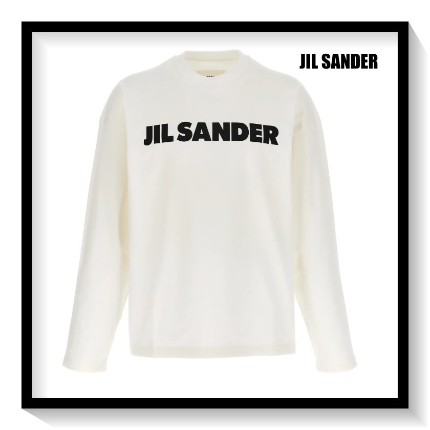 ★JIL SANDER★ ロゴプリント ロングスリーブ Tシャツ 長袖