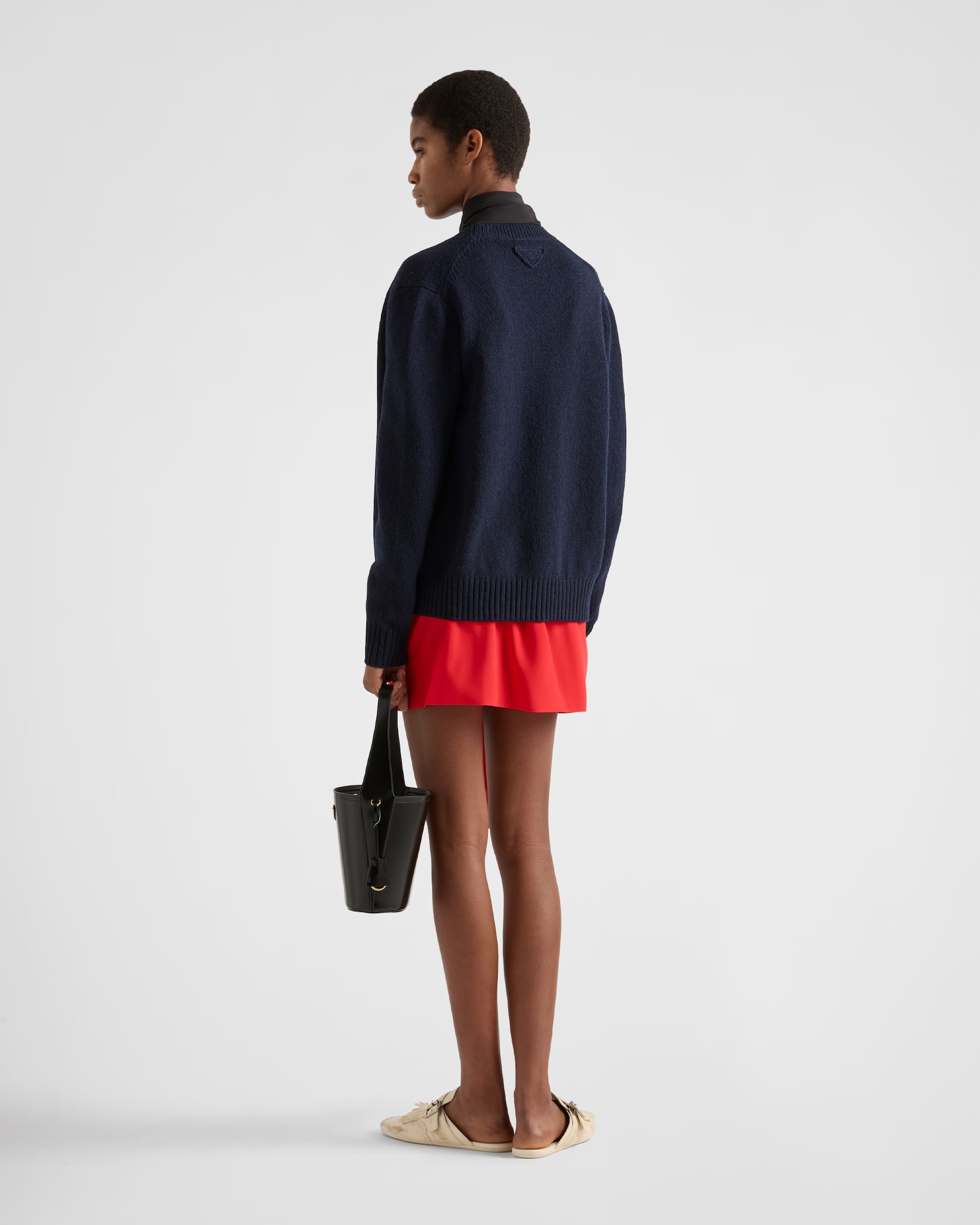 ランウェイ*PRADA*Crepe de Chine シルククレープ ミニスカート ランウェイ*PRADA*Crepe de Chine シルククレープ ミニスカート