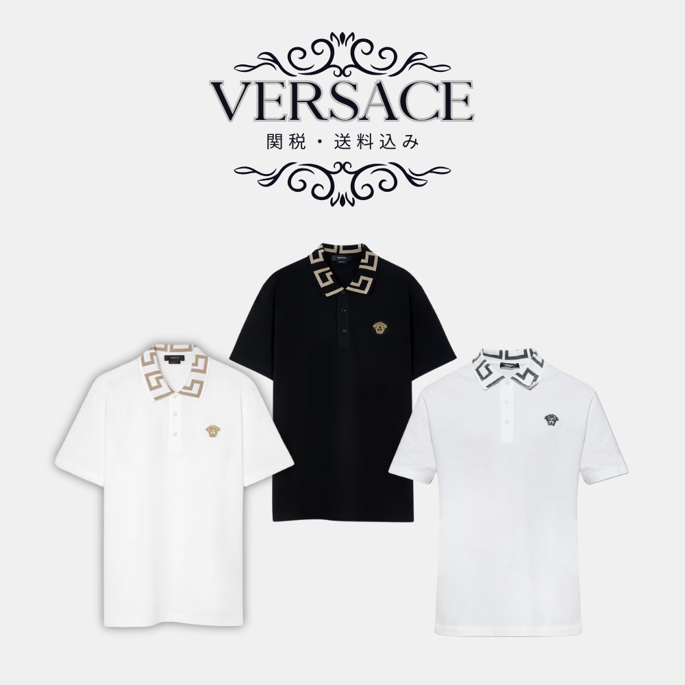 VERSACE ポロシャツ グレカ