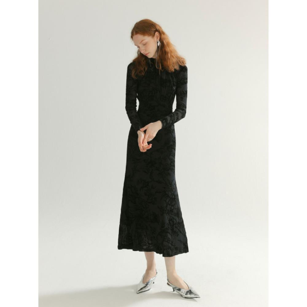 ◆Since Then◆ Mood lace long one-piece
