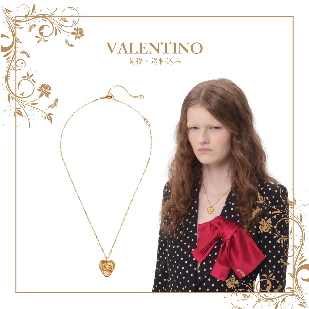 VALENTINO フィル ペルデュ メタル ネックレス