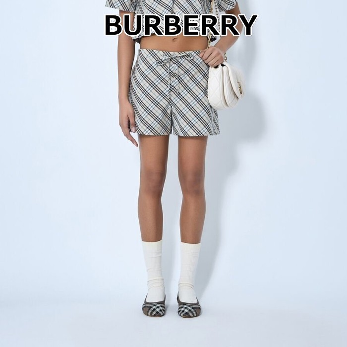 ★SALE★【送料関税無料】BURBERRY コットンパジャマショーツ