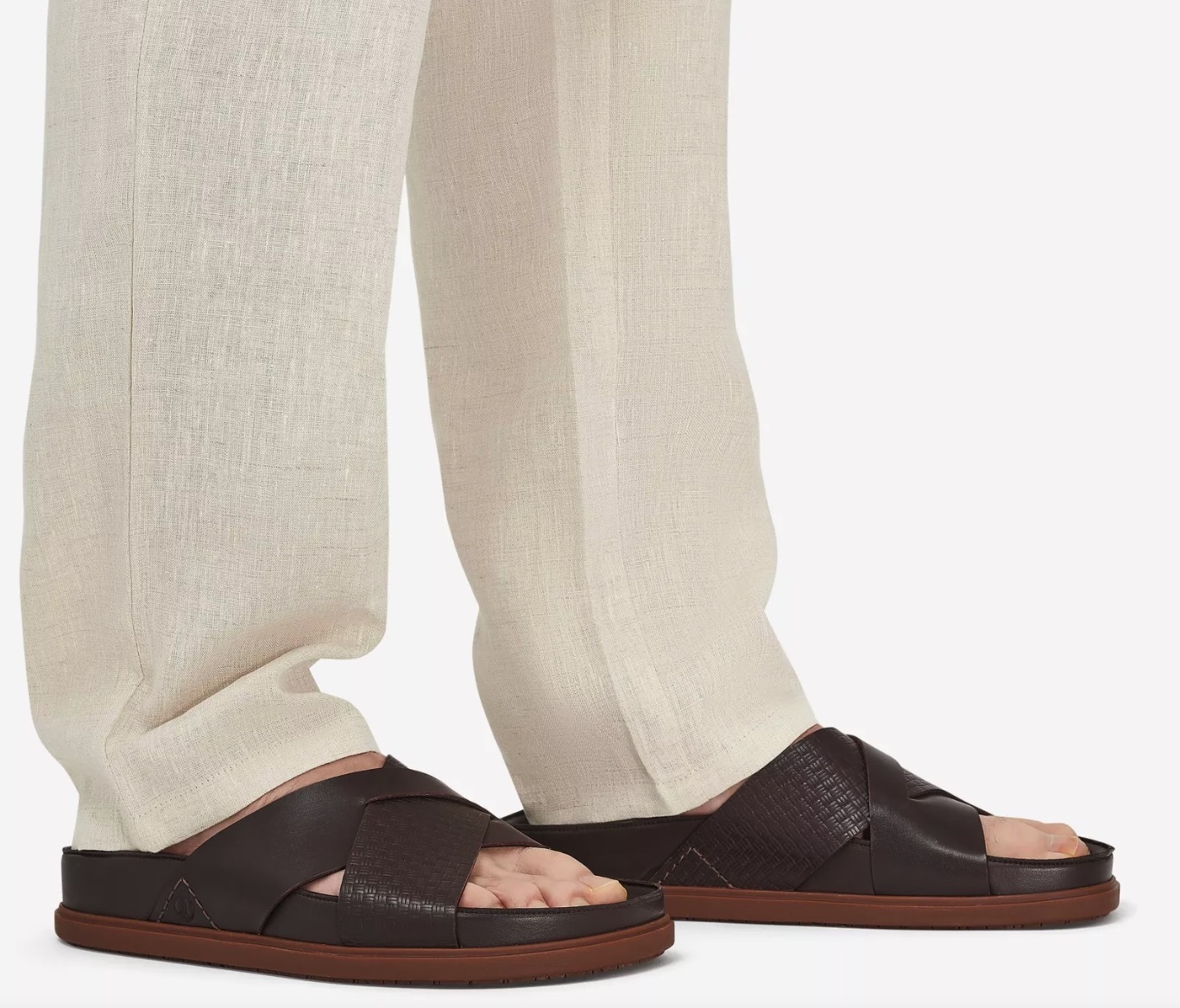 CLARKS スライド サンダル レザー ブラウン スニーカー