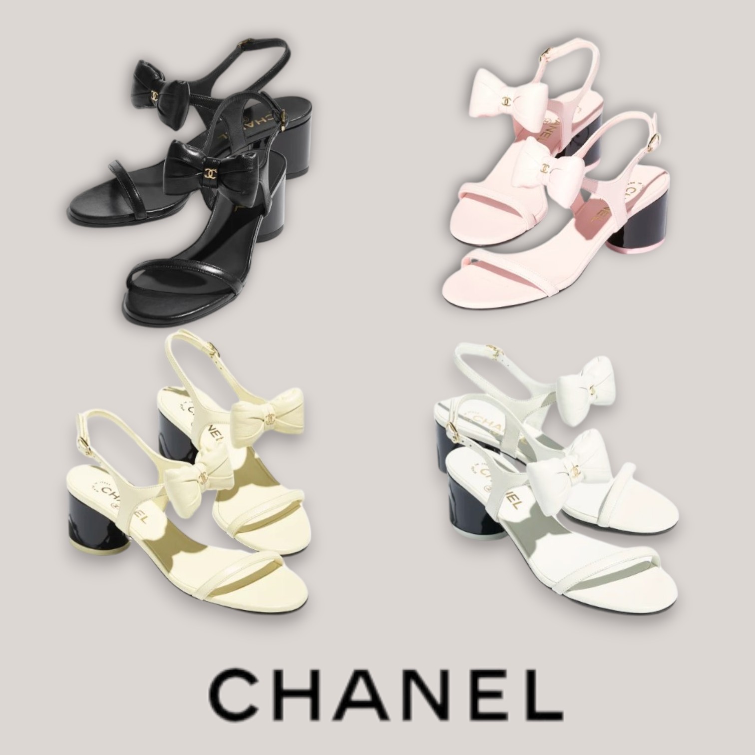 リボンがアクセント☆【CHANEL】25ss サンダル