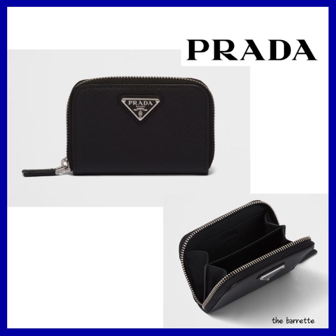 [PRADA] サフィアーノトライアングル コインケース / 2MM003_QHH