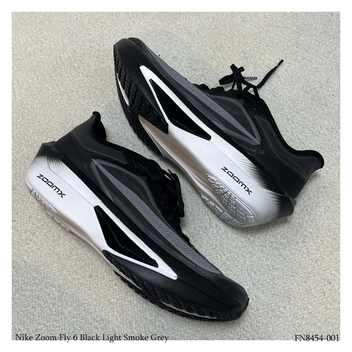 バズる !!! Nike ★ Zoom Fly 6 Black Light Smoke Grey
