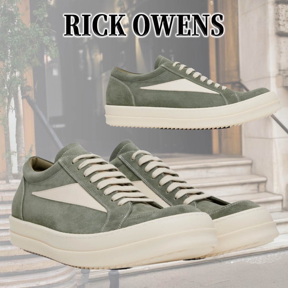 【まろやか馴染ませカラー】RICKOWENS ローカットスニーカー