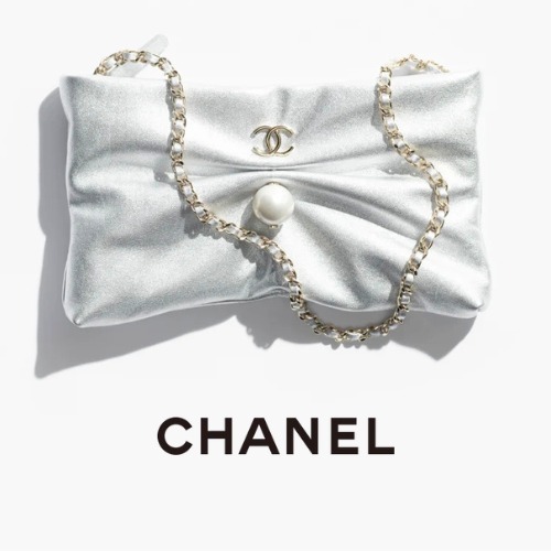 *パールが可愛い*【CHANEL】2WAYクラッチ&チェーンショルダー