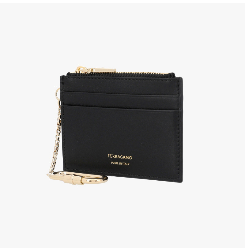 《FERRAGAMO》 ロゴ カード ウォレット