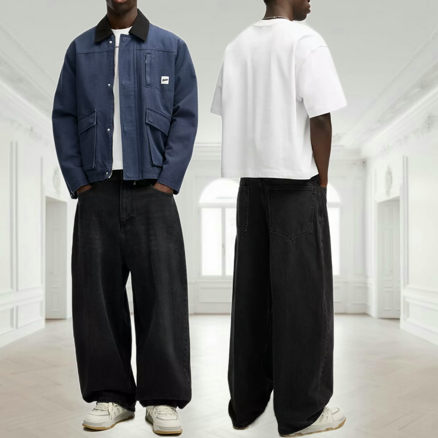Pull and Bear★Super buggy スーパーバギー デニム