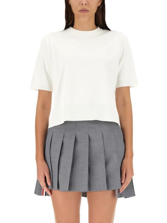 Tシャツ・カットソー THOM BROWNE Women Tops FKA362A WHITE