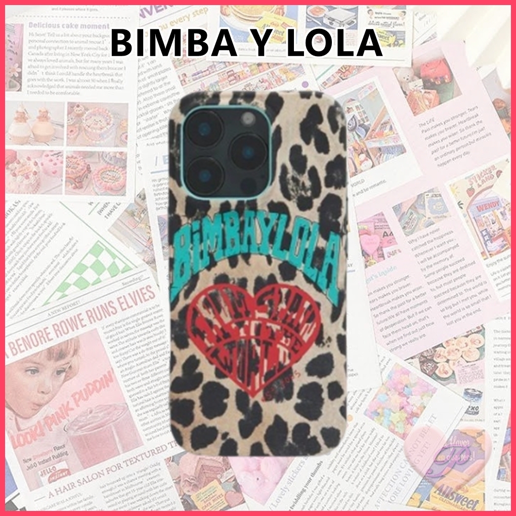 【BIMBA Y LOLA】レオパ柄スマホケース/iPhone 16 Pro