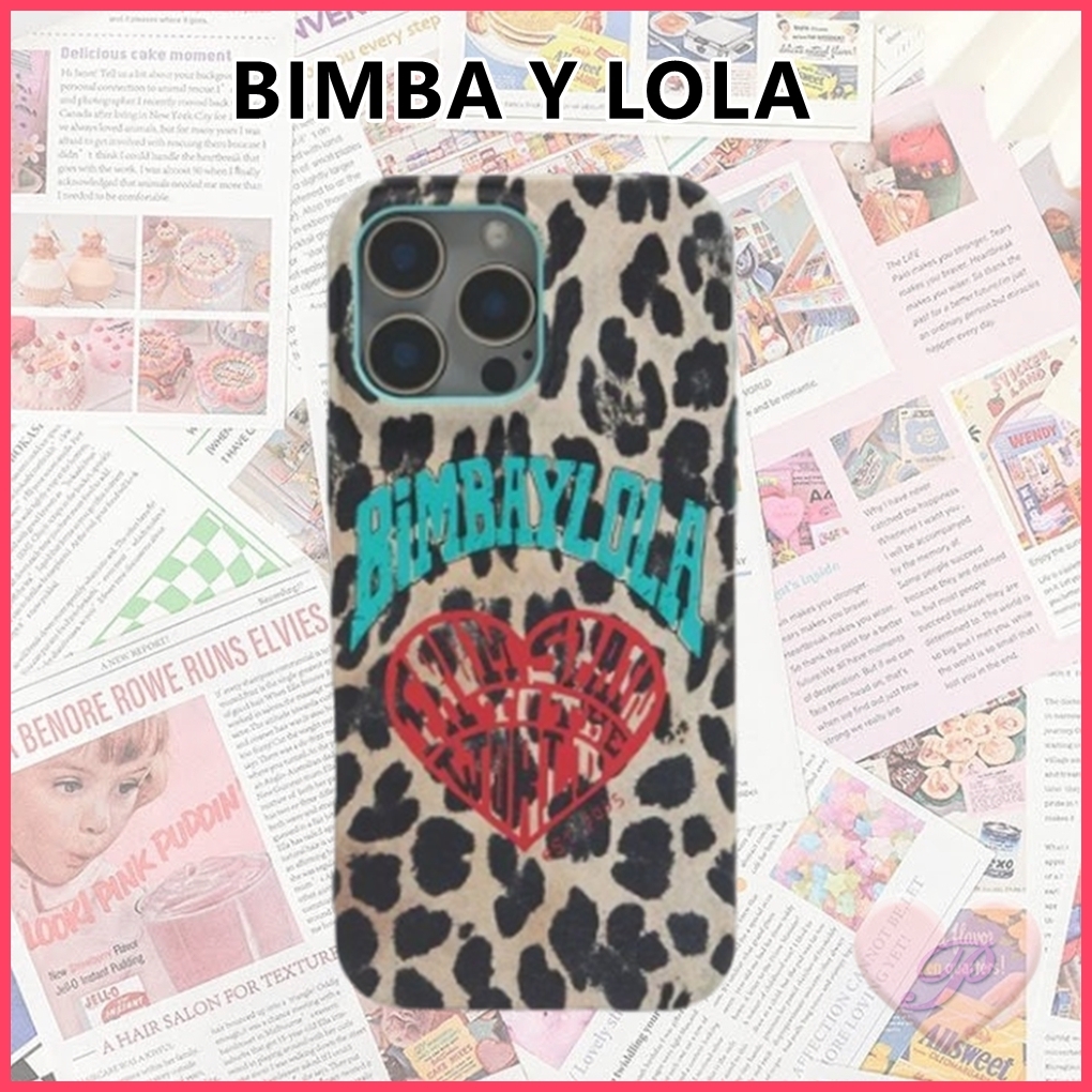 【BIMBA Y LOLA】レオパ柄スマホケース/iPhone 16 Pro Max