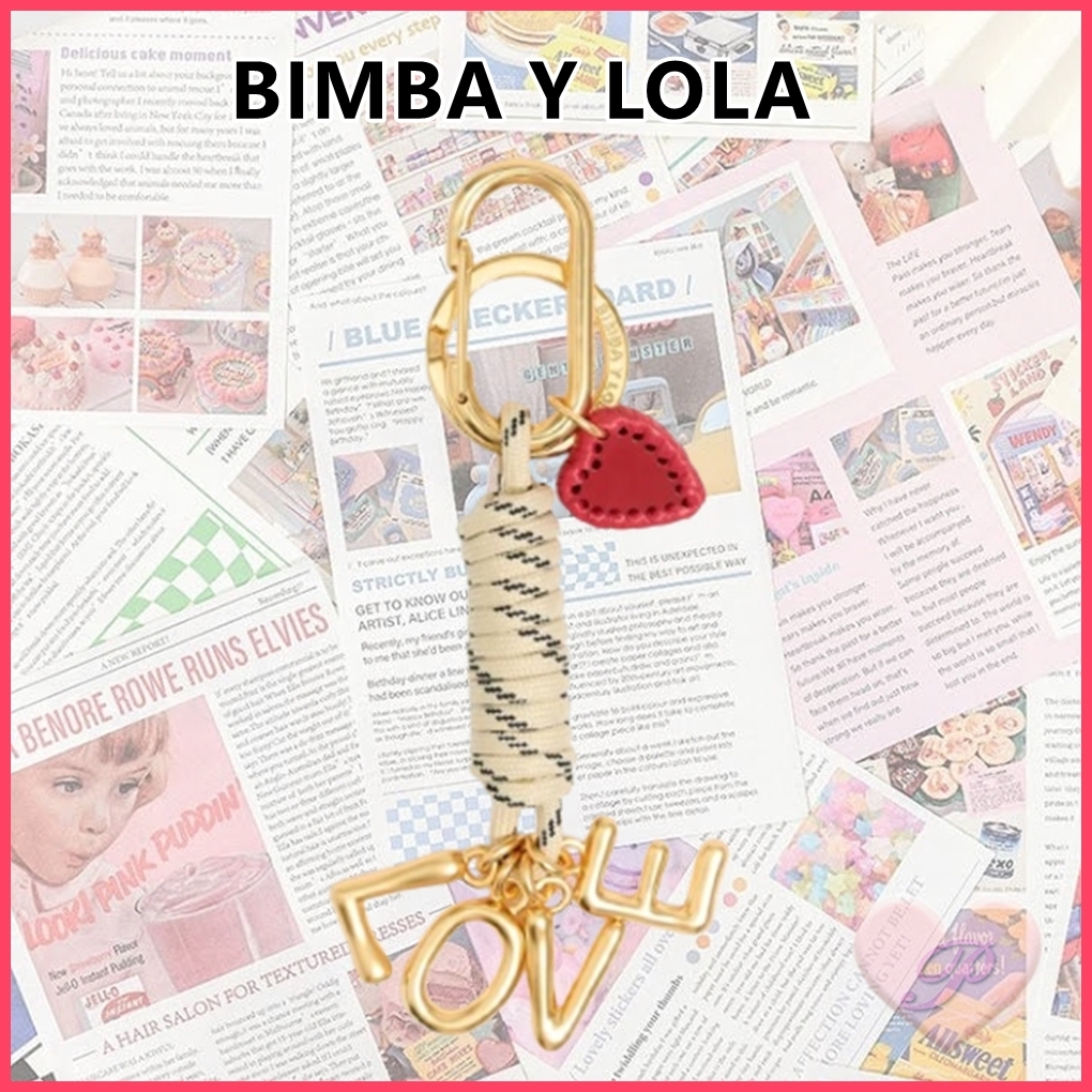 【BIMBA Y LOLA】LOVEキーホルダー