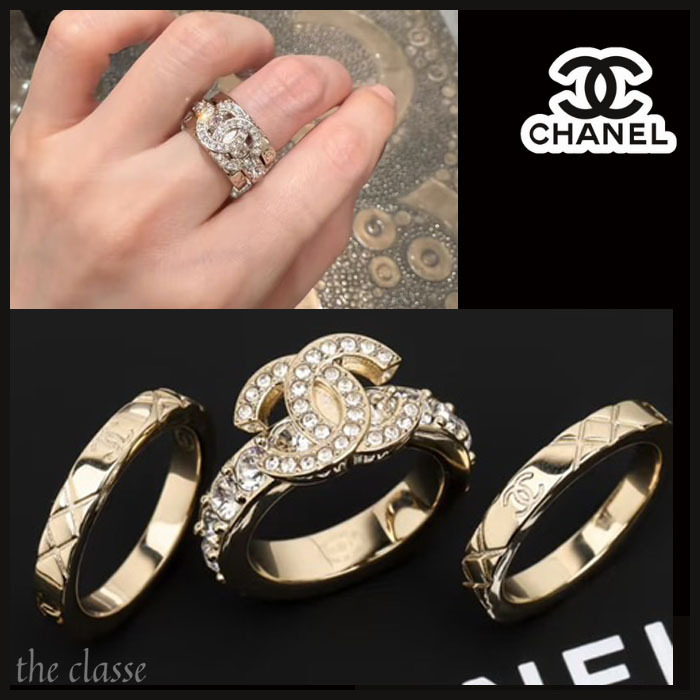 【３連リング】CHANEL大人気シャネルリング 指輪 完売必至
