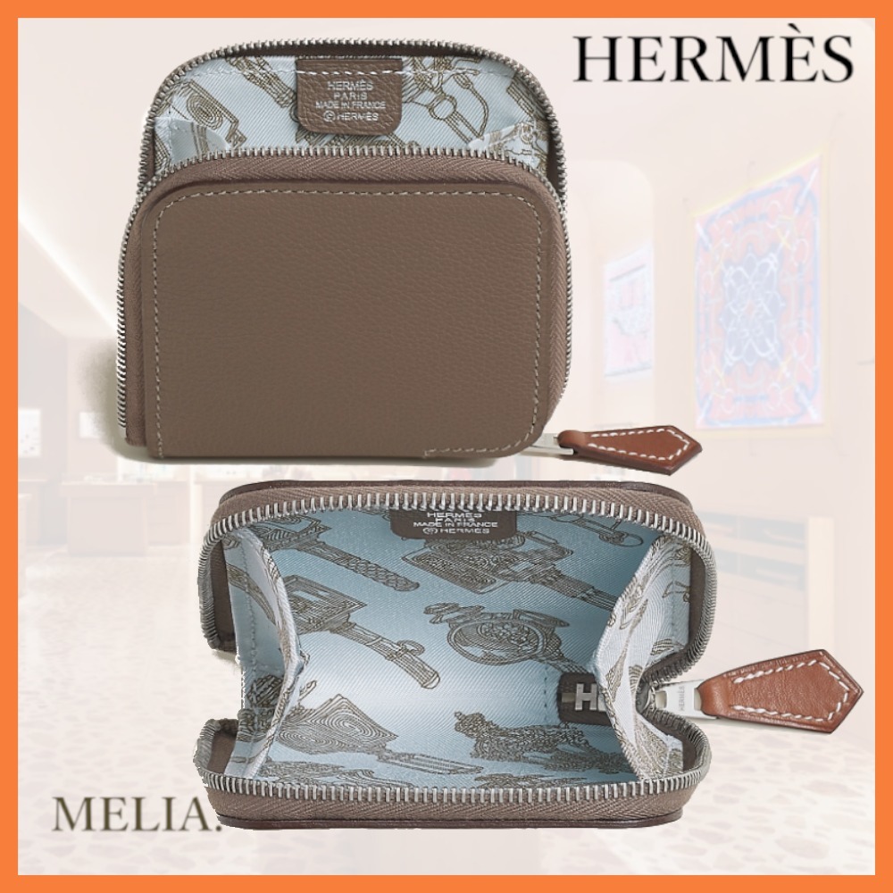 【開けても美しい♡】HERMES Silk'In コインケース