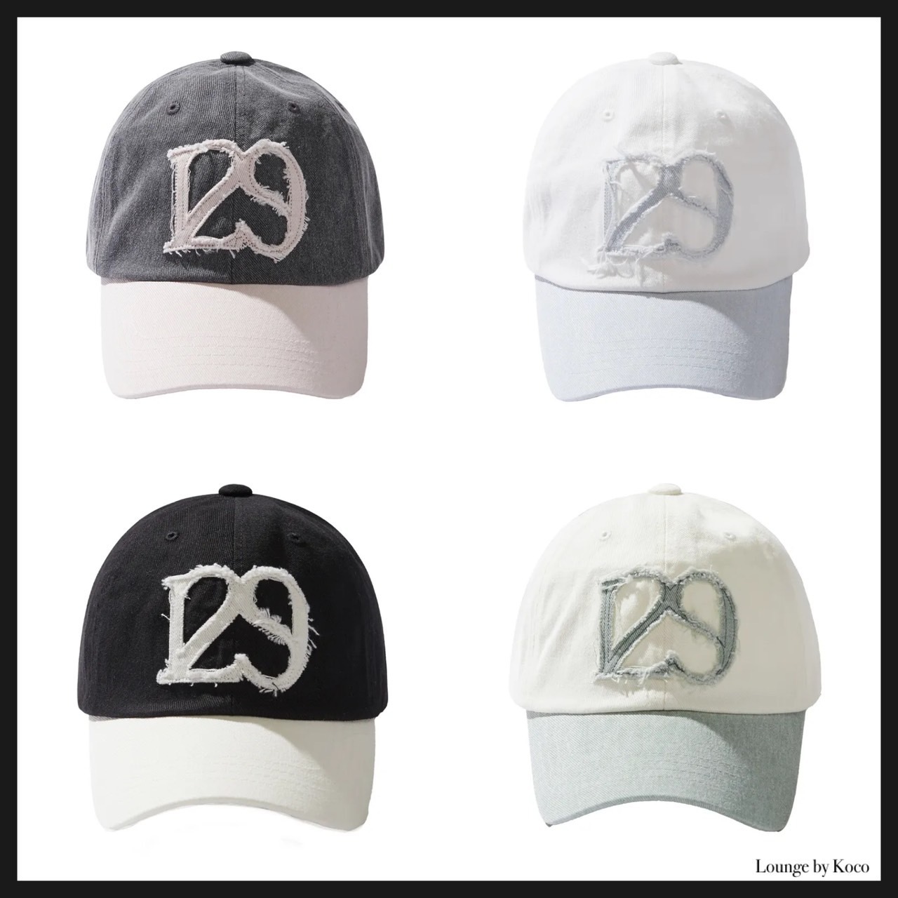 【ILLIGO】129 Applique Ball Cap