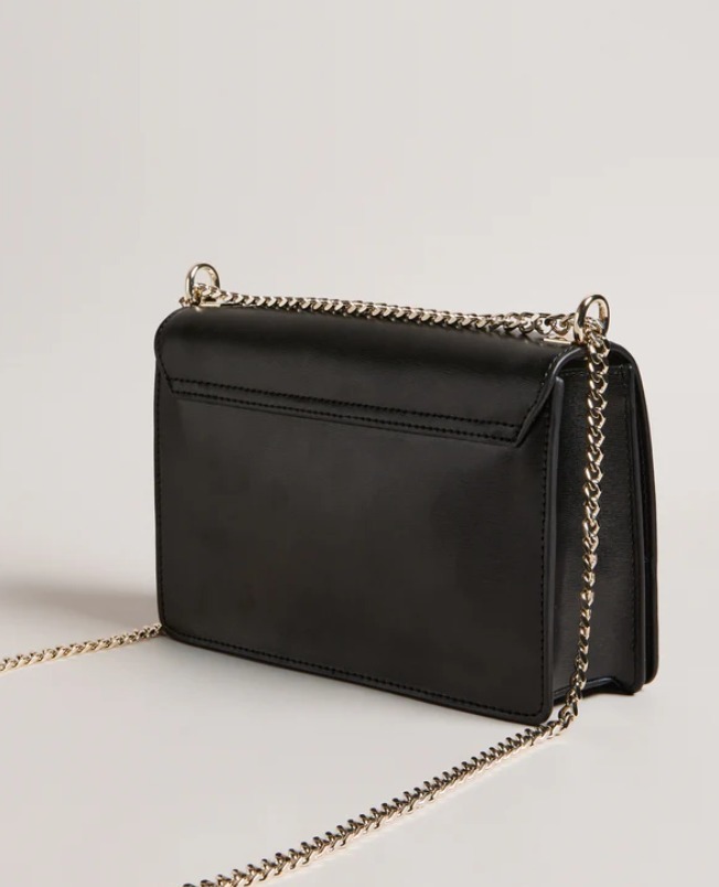 Ted Baker Baeleen リボン レザー チェーンショルダーバッグ TED BAKER】リボンがCute！Baeleen チェーンショルダーバッグ
