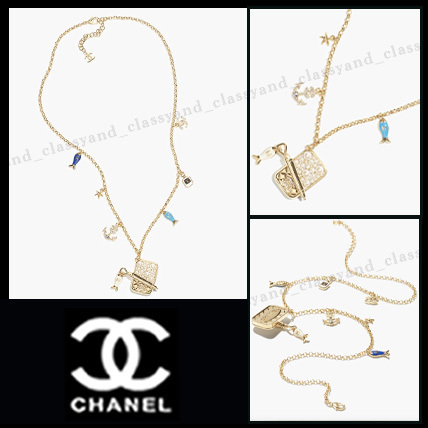 マリン♪【 CHANEL 】ロング ペンダント ネックレス♡