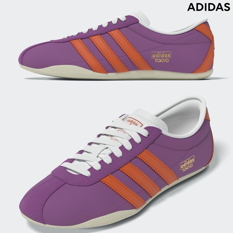 [ADIDAS] スニーカー トーキョー TOKYO パープルオレンジ