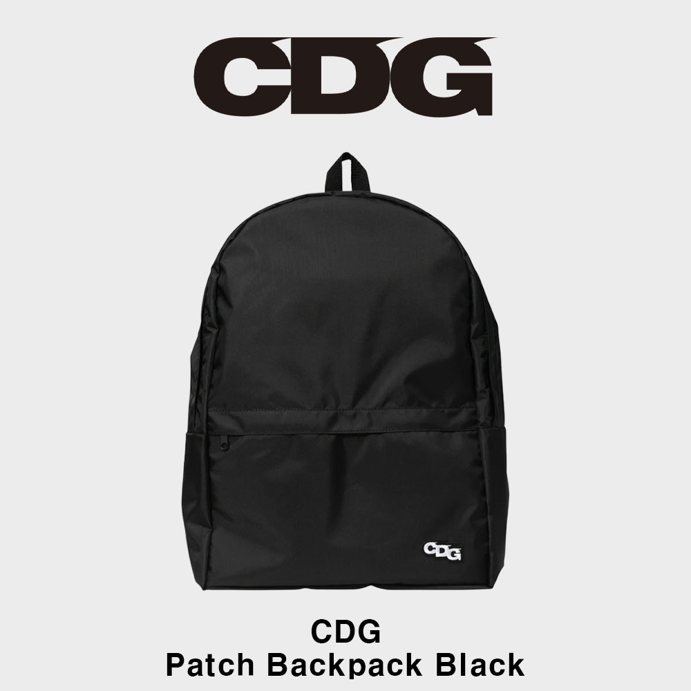 【Comme des Garcons】 CDG Patch Backpack Black