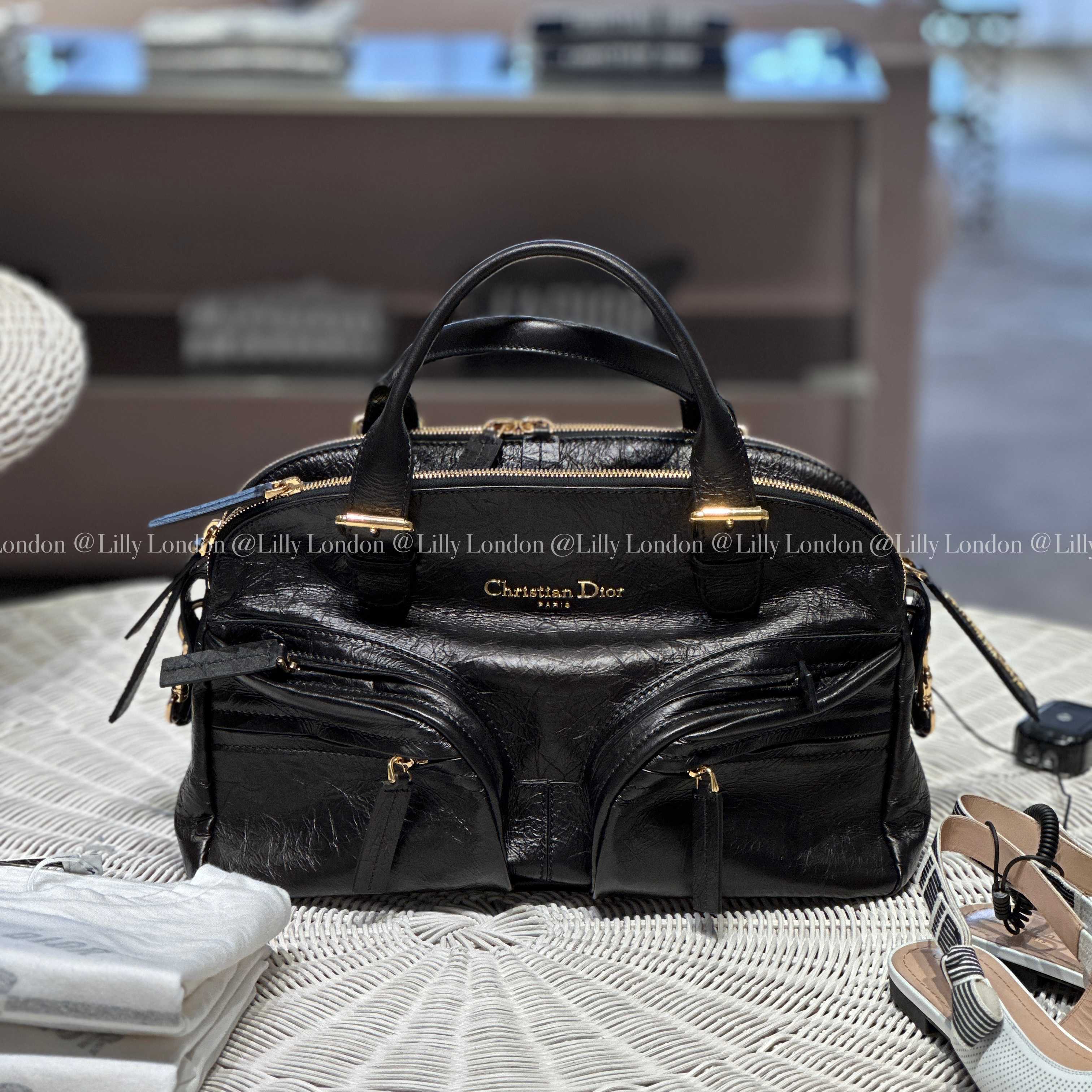 Dior ディオール Grand Tour ボウリングバッグ スモール 新作＊