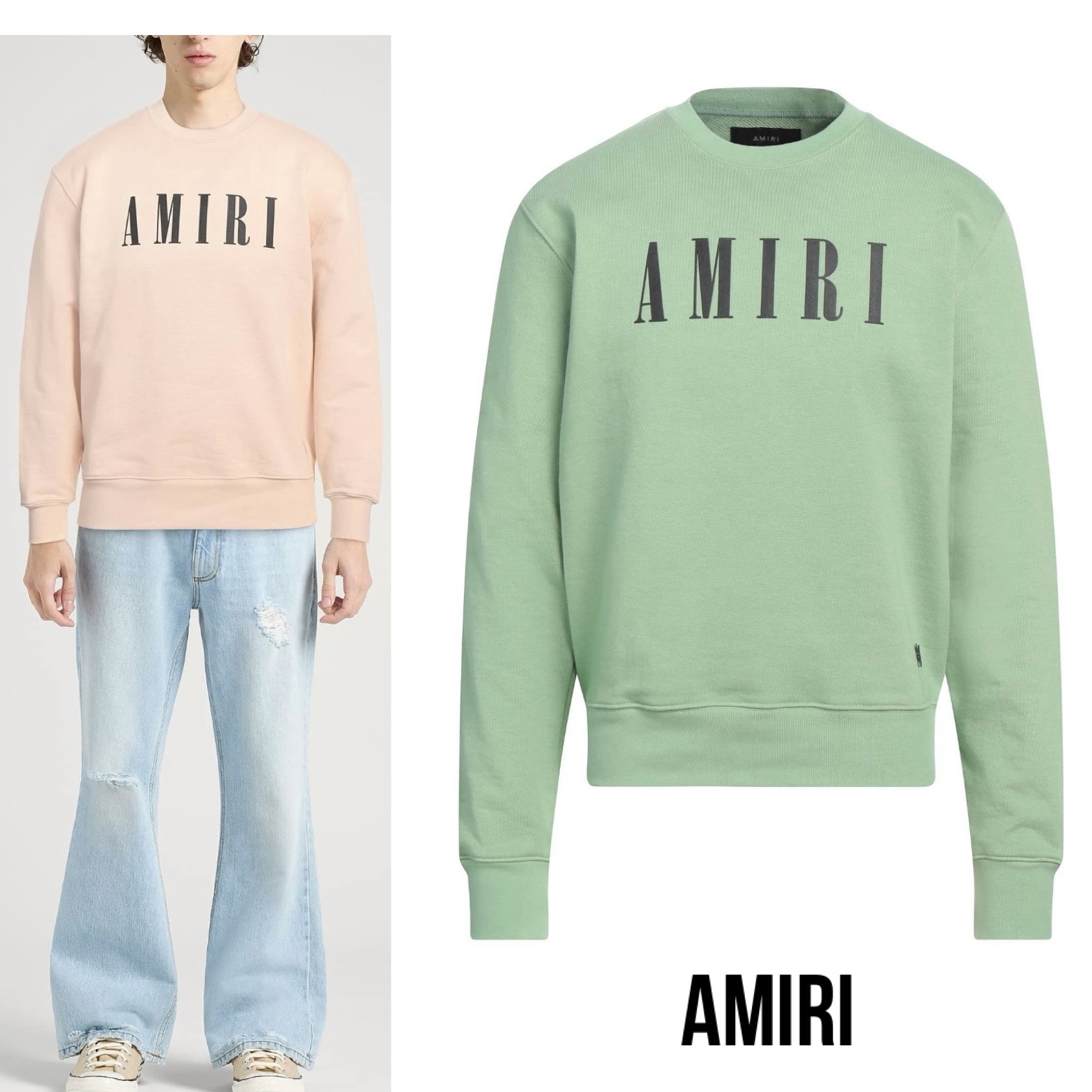 送料関税込み☆AMIRI ロゴ スウェット