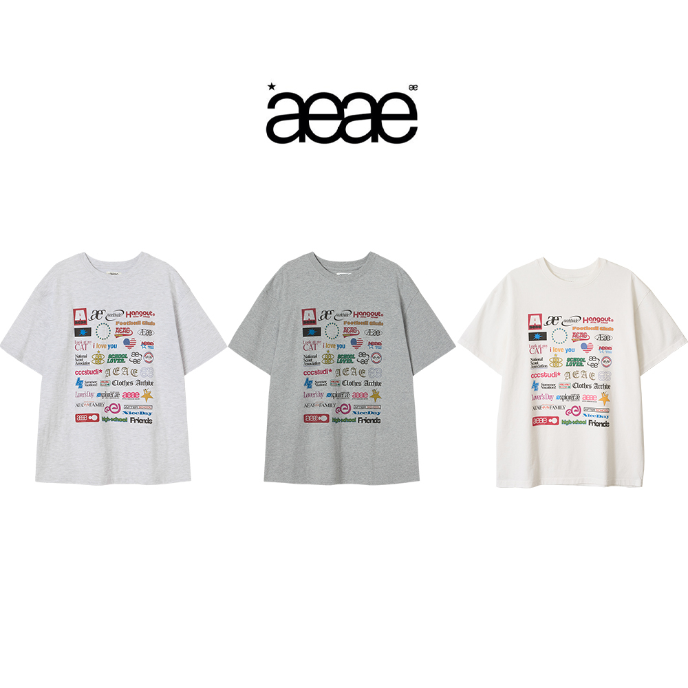 大人気 【AEAE】 STICKER T-SHIRTS ●送料・関税込●