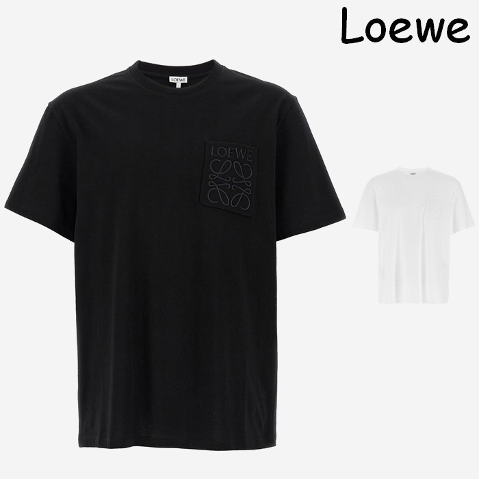 LOEWE ロエベ メンズ アナグラム Tシャツ 半袖 コットン *SALE