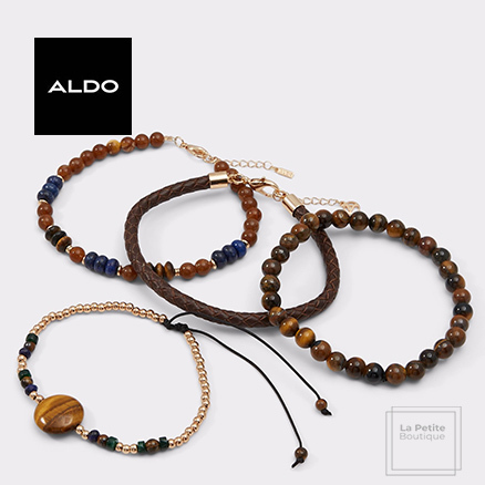 【ALDO】マルチ・ビーズ☆Guillard☆ブレスレット4点セット