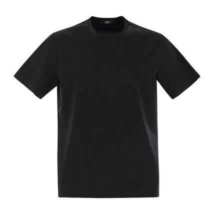 ブラック（黒）系 HERNO(ヘルノ) Tシャツ・カットソー(メンズ