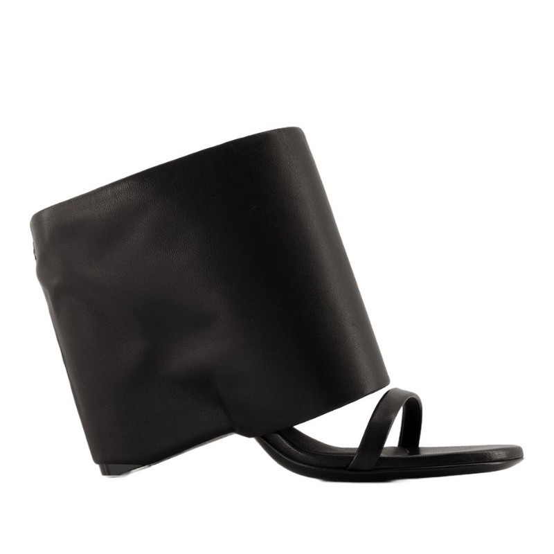 サンダル・ミュール Courreges Sandals - Courreges - Leather - Black