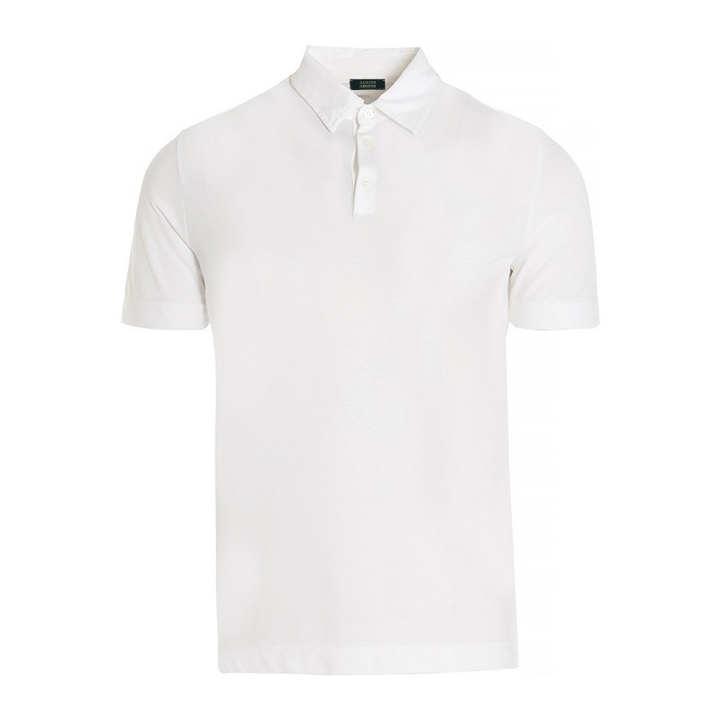 Tシャツ・カットソー ZANONE SS25 'Ice Cotton' polo shirt (815109ZG380 Z0001)