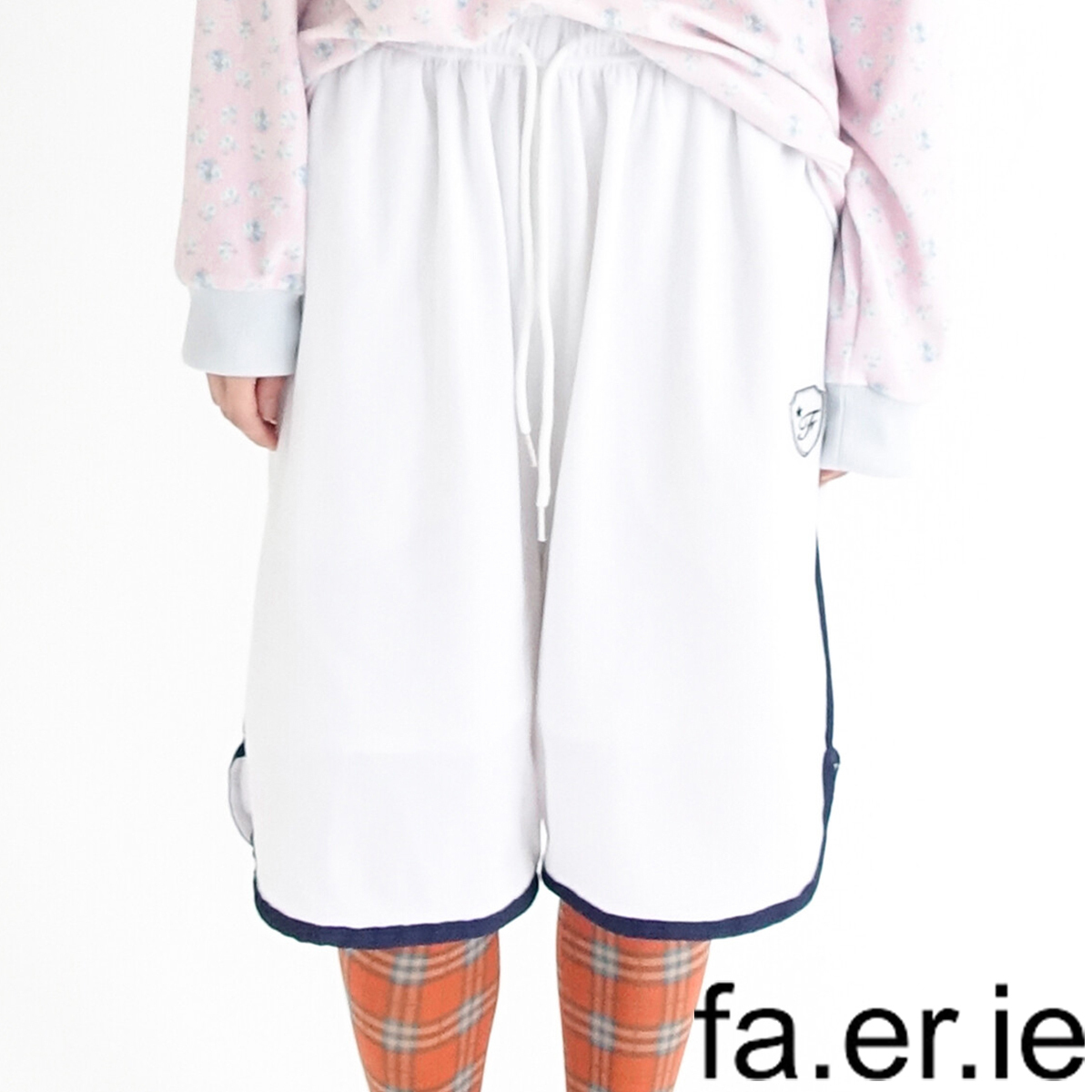 ★fa.er.ie★shining sporty boxer pants (ivory)★韓国送料込