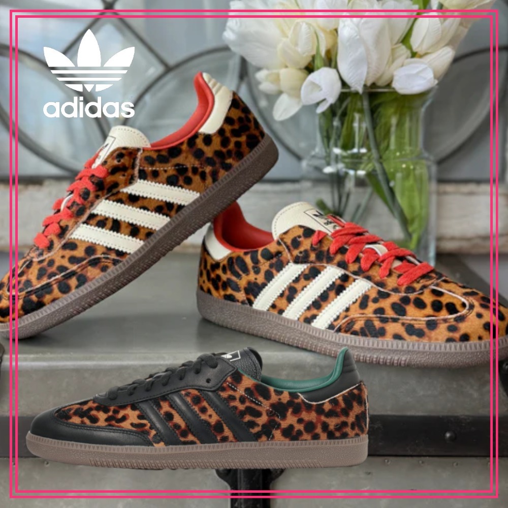 早い者勝ち adidas SAMBA OG アニマル柄 コーデのアクセントに◎