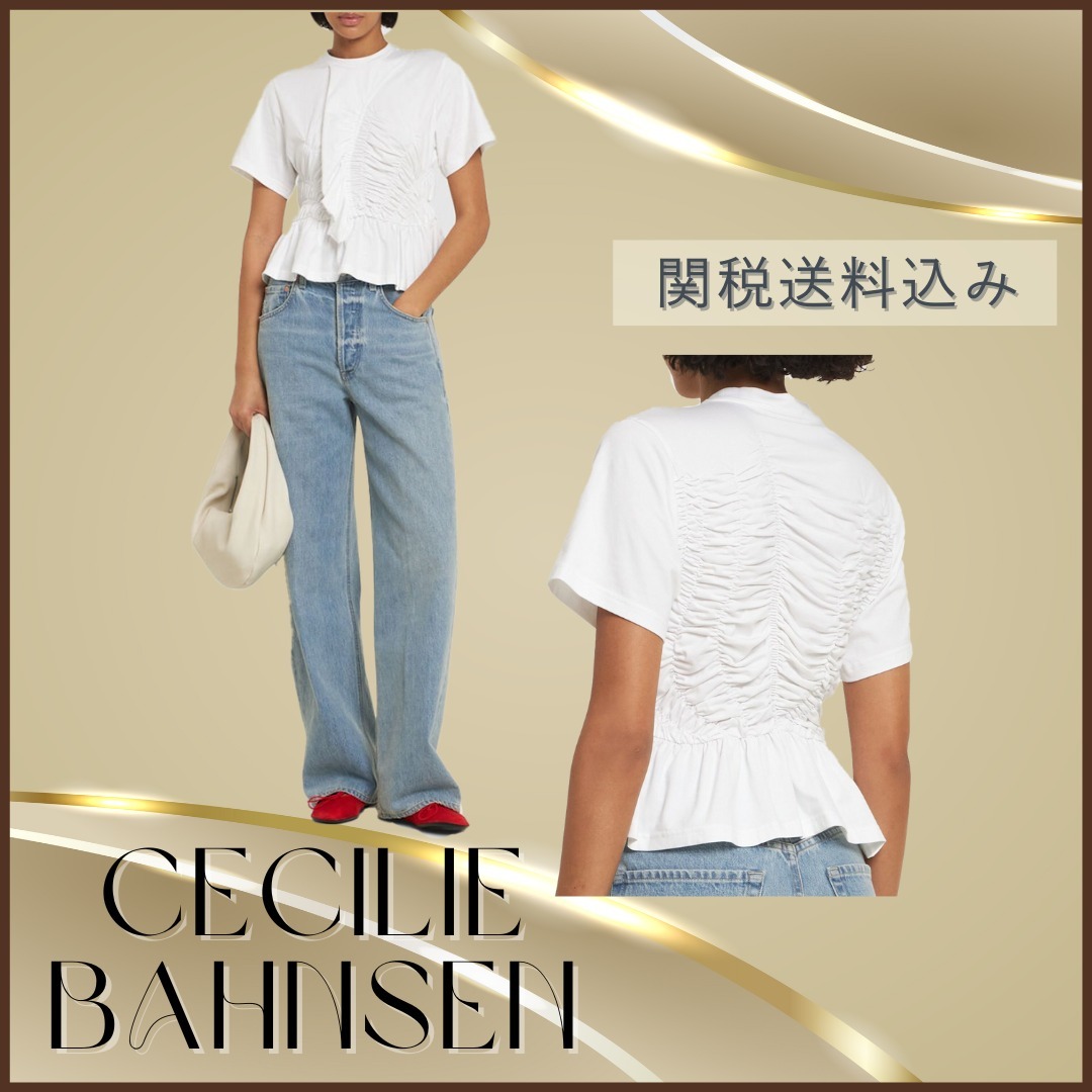 CecilieBahnsen【関税送料込&SALE価格】 ジャージーTシャツ