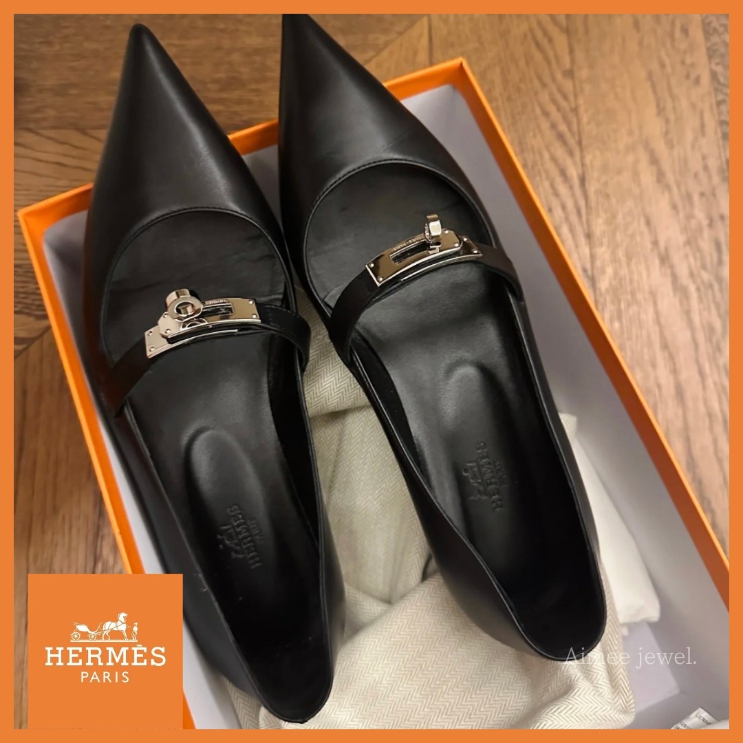 ＊エレガントな足元に＊【HERMES】エルメス Kiara 40 パンプス