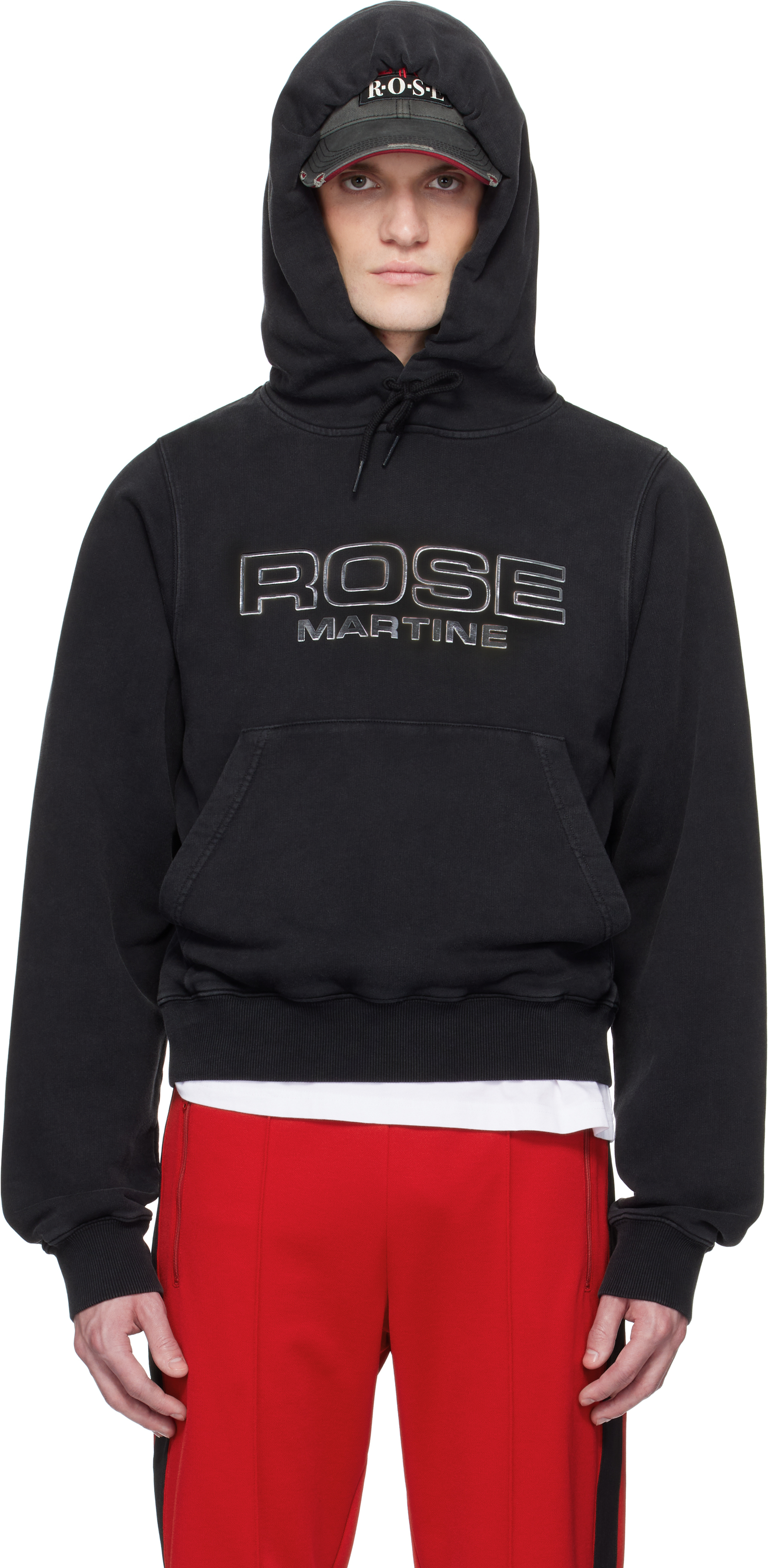 【関税込み】Martine Rose ブラック シュランケン フーディ