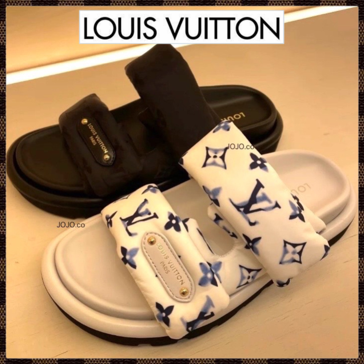 《大人カジュアルにピッタリ》Louis Vuittonサンダル