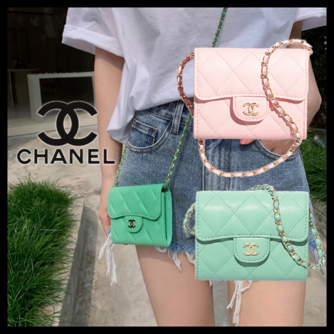 可愛いサイズ感☆【CHANEL】クラシック チェーンクラッチ