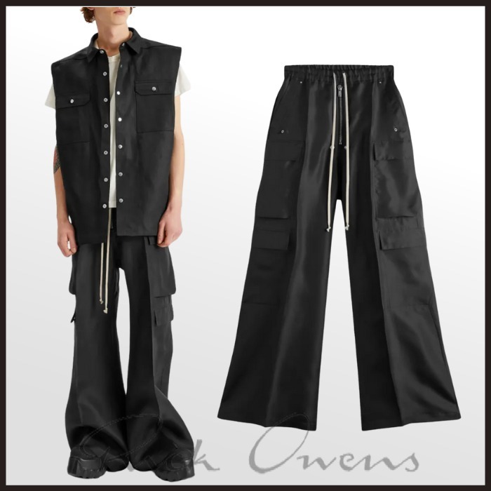 【関税込】Rick Owens リックオウエンス シルク ガザール カーゴ