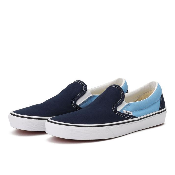 国内配送 VANS CLASSIC SLIP-ON 2-TONE H BLUE